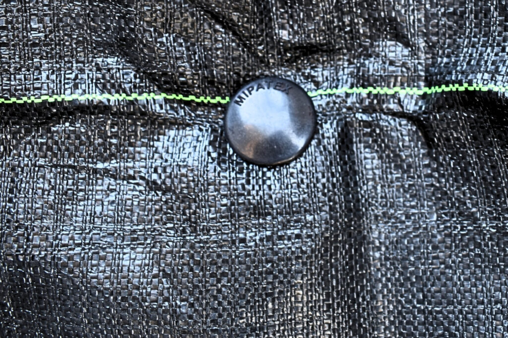 MIPATEX Ground Cover Pegs used to secure weed mats and landscape fabrics firmly to the ground