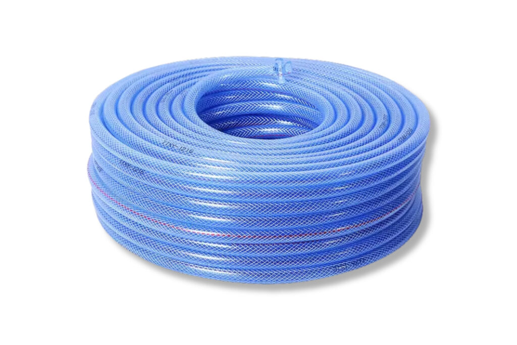 MIPATEX PVC braided industrial hose for air, water, and fluid transfer applications