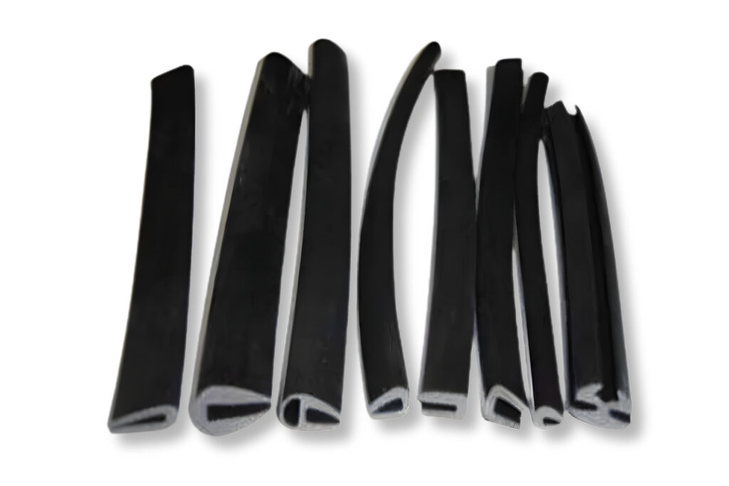 PVC flexible beading profiles for doors and glass sealing
